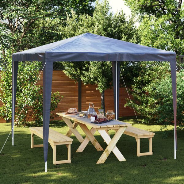 Šator za zabave 2,5 x 2,5 m plavi - Plava / 2.5 x 2.5 m