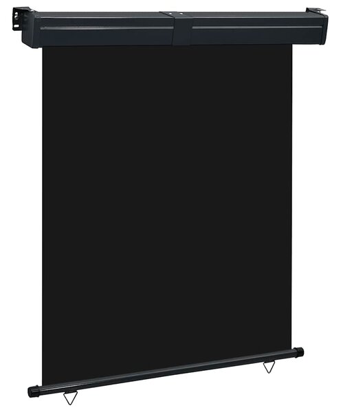 Balkonska bočna tenda 145 x 250 cm crna - Crna / 145 x 250 cm