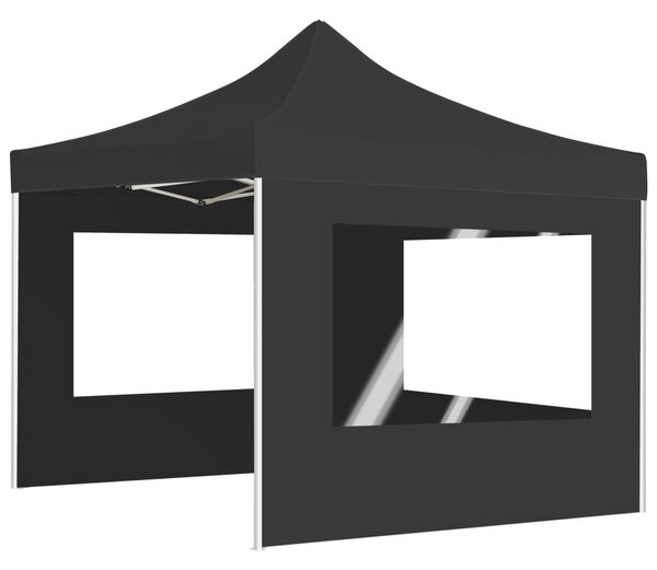 Profesionalni sklopivi šator za zabave 3 x 3 m antracit - Antracitno siva / 3 x 3 m