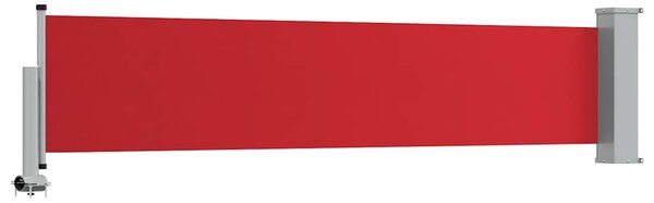 Uvlačiva bočna tenda za terasu 60 x 300 cm crvena - Crvena / 60 x 300 cm