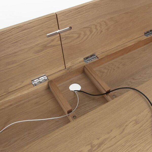 Radni stol Kave Home Jakes Natural, 120 x 65 cm