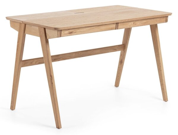 Radni stol Kave Home Jakes Natural, 120 x 65 cm