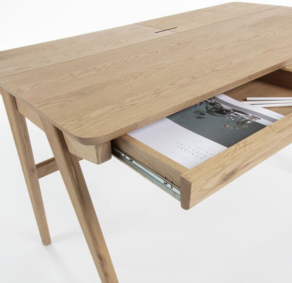 Radni stol Kave Home Jakes Natural, 120 x 65 cm