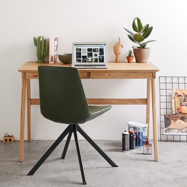 Radni stol Kave Home Jakes Natural, 120 x 65 cm