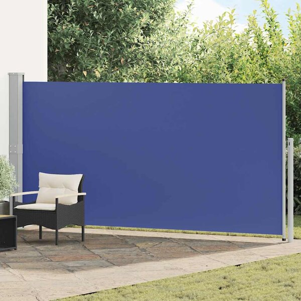 Uvlačiva bočna tenda 160 x 500 cm plava - Plava / 160 x 500 cm