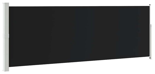 Uvlačiva bočna tenda 160 x 500 cm crna - Crna / 160 x 500 cm
