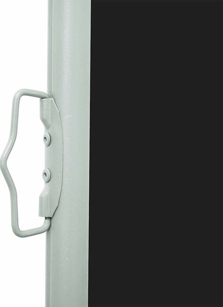 Uvlačiva bočna tenda za terasu 140 x 500 cm crna - Crna / 140 x 500 cm