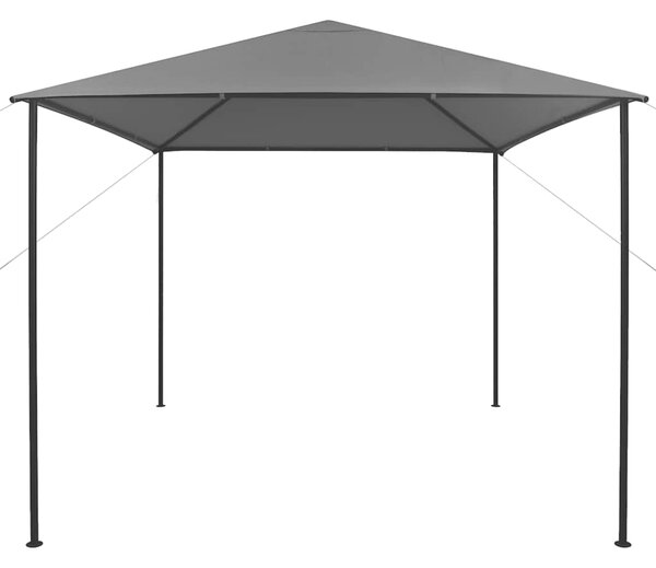 Sjenica od tkanine i čelika 3 x 3 m antracit 180 g/m² - Antracitno siva / 3 x 3 m