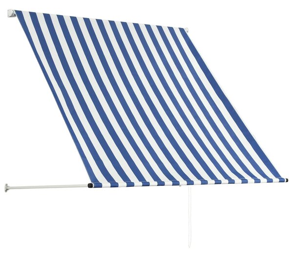 Tenda na uvlačenje 150 x 150 cm plavo-bijela - Plava / 150 x 150 cm