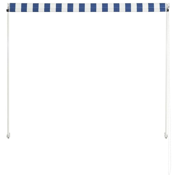 Tenda na uvlačenje 150 x 150 cm plavo-bijela - Plava / 150 x 150 cm