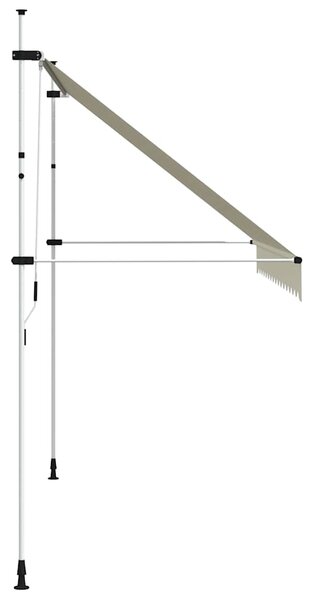 Tenda na ručno uvlačenje 350 cm krem - Krema / N/A