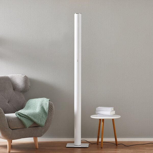 Artemide Ilio - LED podna lampa, aplikacija, bijela, 2700K, prigušiva, Bijela, Dnevni boravak/blagovaonica, Metal
