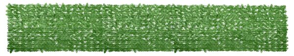 Balkonski zastor sa zelenim lišćem 600 x 100 cm - Zelena / 600 x 100 cm