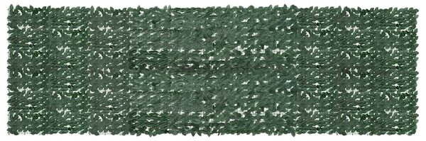 Balkonski zastor s tamnozelenim lišćem 500 x 150 cm - Zelena / 500 x 150 cm