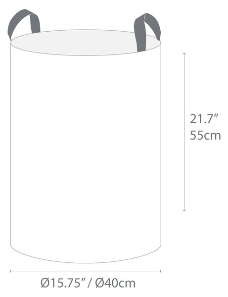 Bež košara za rublje Bigso Box of Sweden Bin, 69 l