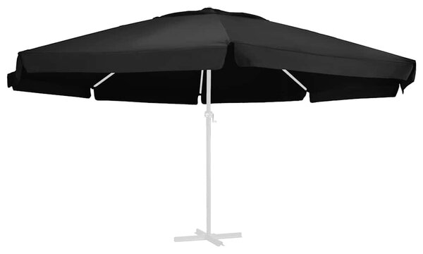 Zamjenska tkanina za vrtni suncobran crna 610 cm - Crna / Φ 610 cm