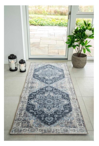 Plava staza za tepih 200x80 cm Havana - House Nordic