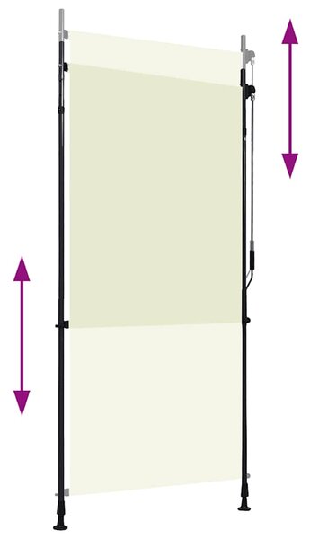 Vanjska roleta 100 x 270 cm krem - Krema / 100 x 270 cm
