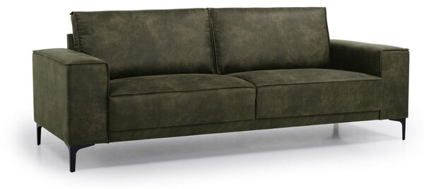 Zelena sofa od imitacije kože 224 cm Copenhagen – Scandic