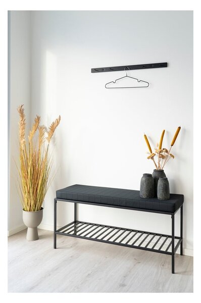 Crna metalna zidna vješalica Vita - House Nordic