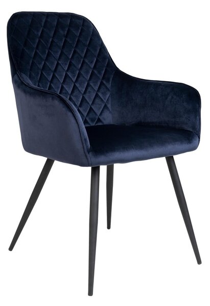 Blagovaonske stolice od plavog baršuna u kompletu od 2 kom Harbo - House Nordic