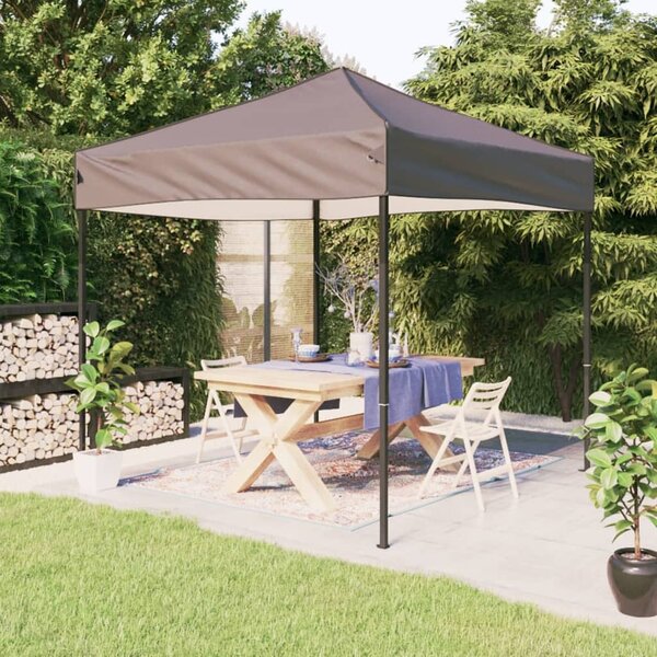 Sklopivi šator za zabave 2 x 2 m smeđesivi - Tupe / 2 x 2 m