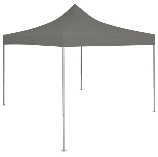 Sklopivi šator za zabave 3 x 3 m antracit - Antracitno siva / N/A