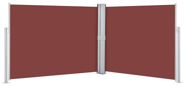 Uvlačiva bočna tenda 140 x 1000 cm smeđa - Smeđa / 140 x 1000 cm