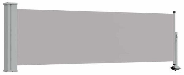 Uvlačiva bočna tenda za terasu 80 x 300 cm siva - Siva / 80 x 300 cm
