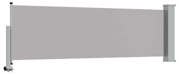 Uvlačiva bočna tenda za terasu 80 x 300 cm siva - Siva / 80 x 300 cm