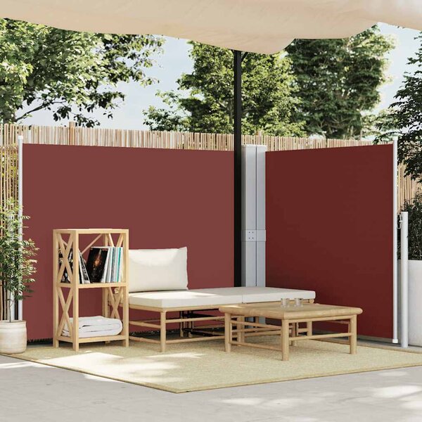 Uvlačiva bočna tenda 140 x 1000 cm smeđa - Smeđa / 140 x 1000 cm