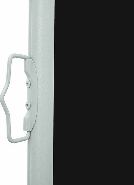 Uvlačiva bočna tenda za terasu 120 x 500 cm crna - Crna / 117 x 500 cm