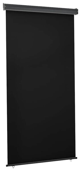 Balkonska bočna tenda 125 x 250 cm crna - Crna / 125 x 250 cm