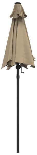 Suncobran smeđe-sivi 200 x 224 cm aluminijski - Tupe / N/A