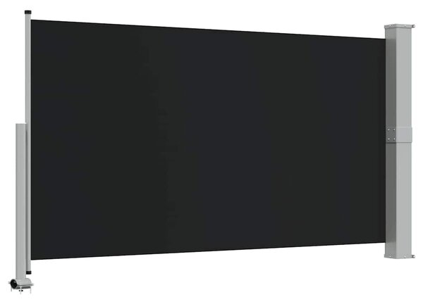 Uvlačiva bočna tenda za terasu 140 x 300 cm crna - Crna / 140 x 300 cm