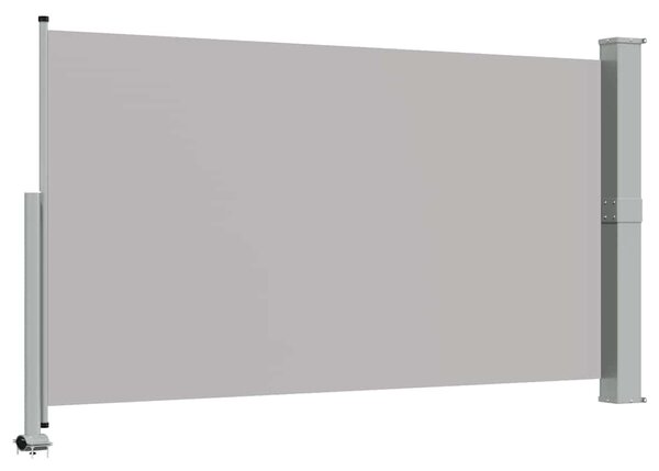 Uvlačiva bočna tenda za terasu 140 x 300 cm siva - Siva / 140 x 300 cm