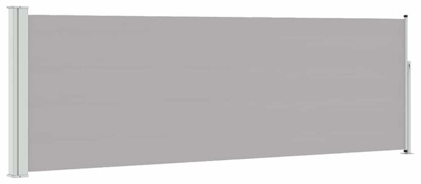 Uvlačiva bočna tenda za terasu 100 x 300 cm siva - Siva / 100 x 300 cm
