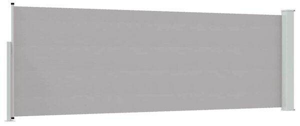 Uvlačiva bočna tenda za terasu 100 x 300 cm siva - Siva / 100 x 300 cm