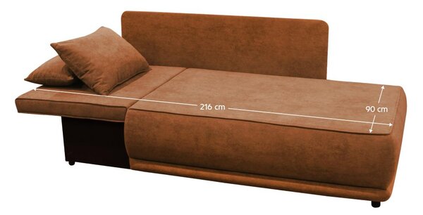 Sofa Lestat (terakota) (L)