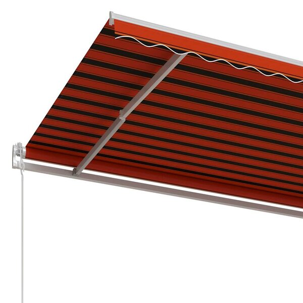 Tenda na automatsko uvlačenje 600 x 300 cm narančasto-smeđa - Šarena / 600 x 300 cm