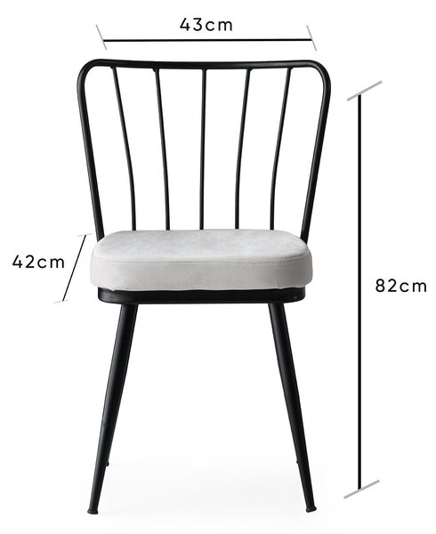 Zondo.hr Set stolica 2x Ypsilon (crna). Akcija -32%. 1072796