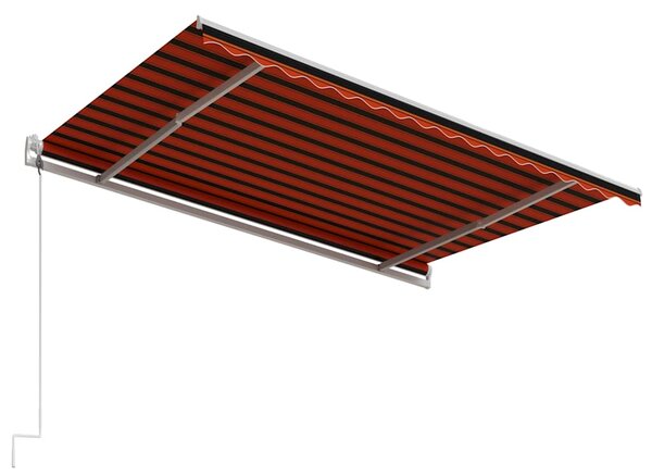 Tenda na automatsko uvlačenje 400 x 300 cm narančasto-smeđa - Šarena / 400 x 300 cm