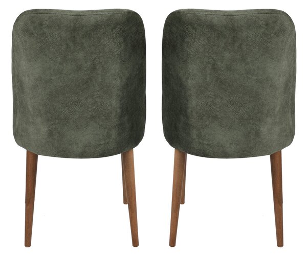 Zondo.hr Set stolica 2x Dafne (orah + tamnozelena). Akcija -30%. 1073152