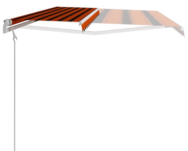 Tenda na automatsko uvlačenje 400 x 300 cm narančasto-smeđa - Šarena / 400 x 300 cm