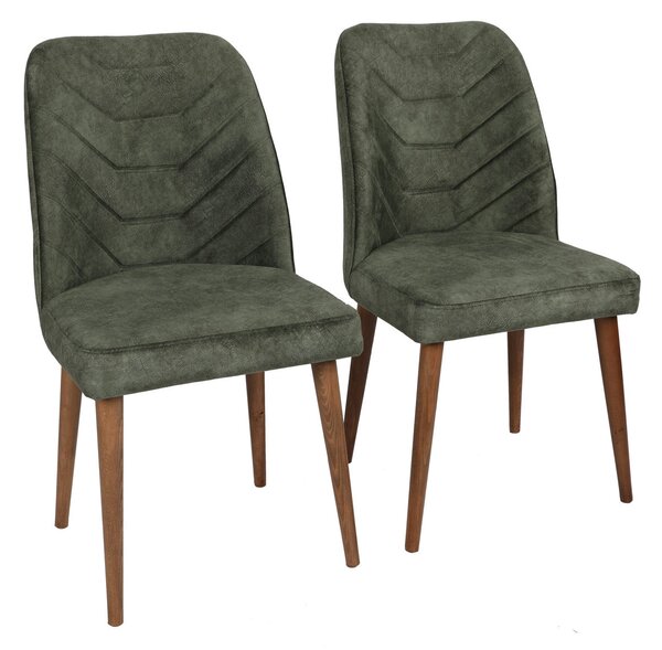 Zondo.hr Set stolica 2x Dafne (orah + tamnozelena). Akcija -30%. 1073152