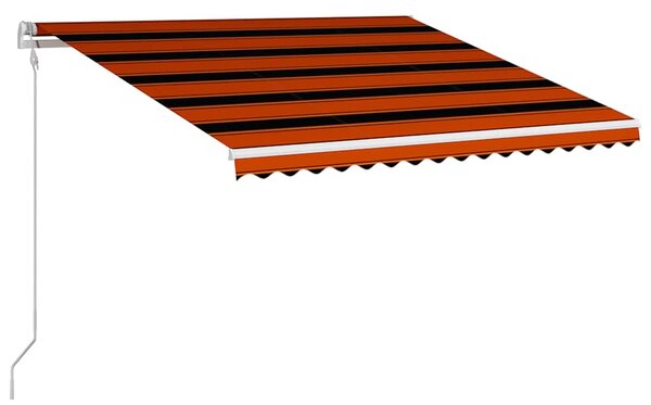 Tenda na automatsko uvlačenje 400 x 300 cm narančasto-smeđa - Šarena / 400 x 300 cm
