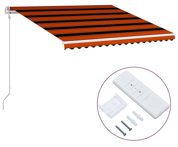 Tenda na automatsko uvlačenje 400 x 300 cm narančasto-smeđa - Šarena / 400 x 300 cm
