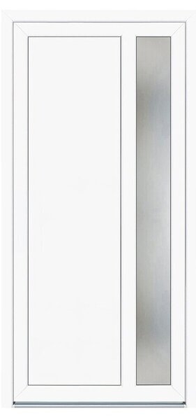 Ulazna vrata Bern KF93 (1.000 x 2.100 cm, Smjer otvaranja: Lijevo, Bijela)