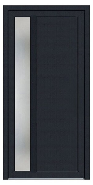 Ulazna vrata Bern KF93 (1.000 x 2.100 cm, Smjer otvaranja: Desno, Antracit)