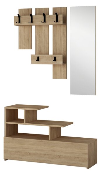 Zondo.hr Predsoblje set Vespa (hrast) (s ogledalom). Akcija -30%. 1067429